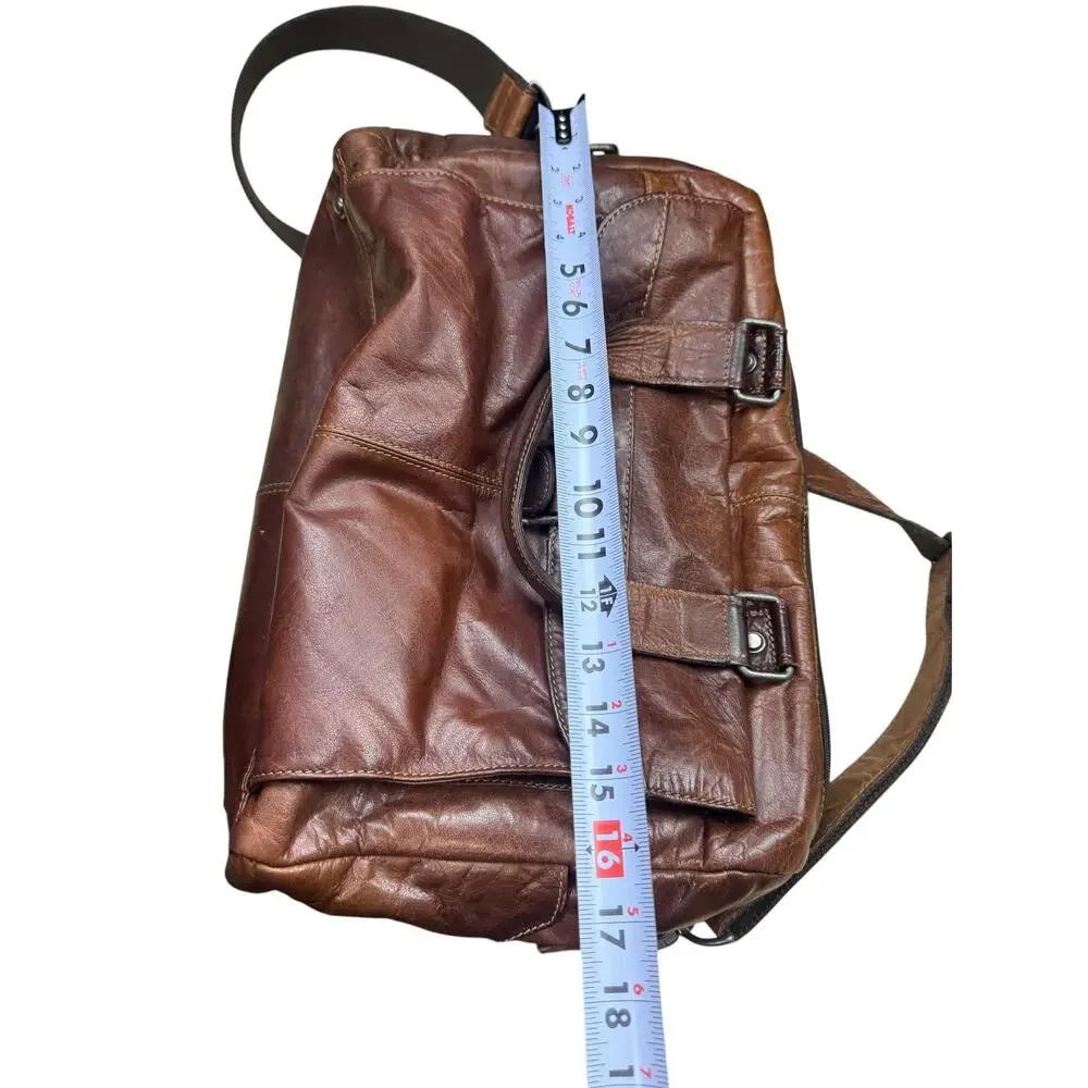 Vintage Jack George's leather messenger bag